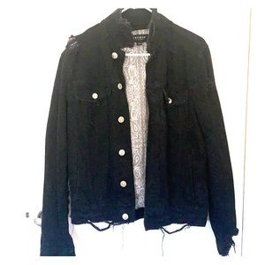 black denim jacket